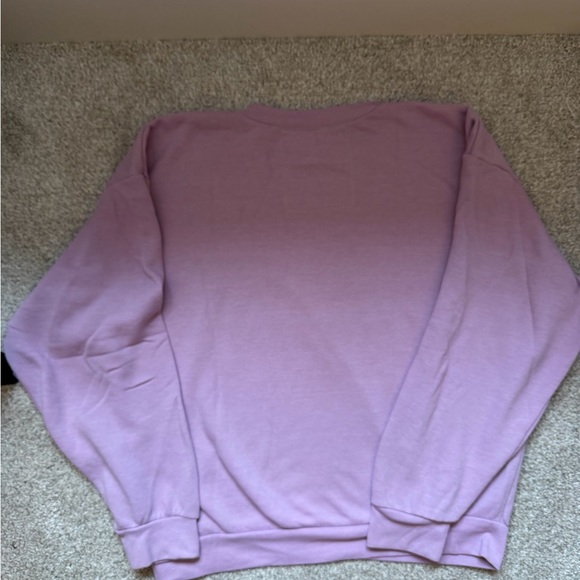 Aviator Nation Pastel Purple Sweatshirt with Bold Graphic - Picture 3 of 4